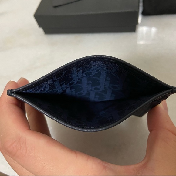Dior X Air Jordan Navy Cardholder - Picture 7 of 7